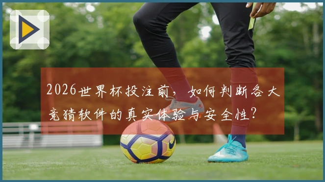 2026世界杯投注前，如何判断各大竞猜软件的真实体验与安全性？